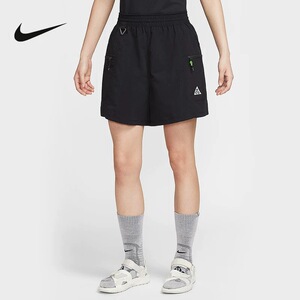 NIKE耐克短裤女夏季ACG户外宽松梭织防泼水工装运动裤HV6388-010