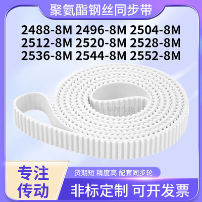 同步皮带钢丝现货968M25048M25128M252025282536254425528M同步带