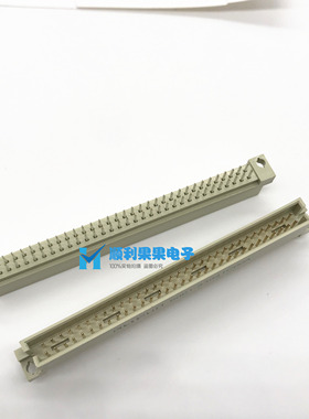 欧式插座 OUPLLN 264直针 64P 2.54mm 9001-33641COOA 2*32P直公