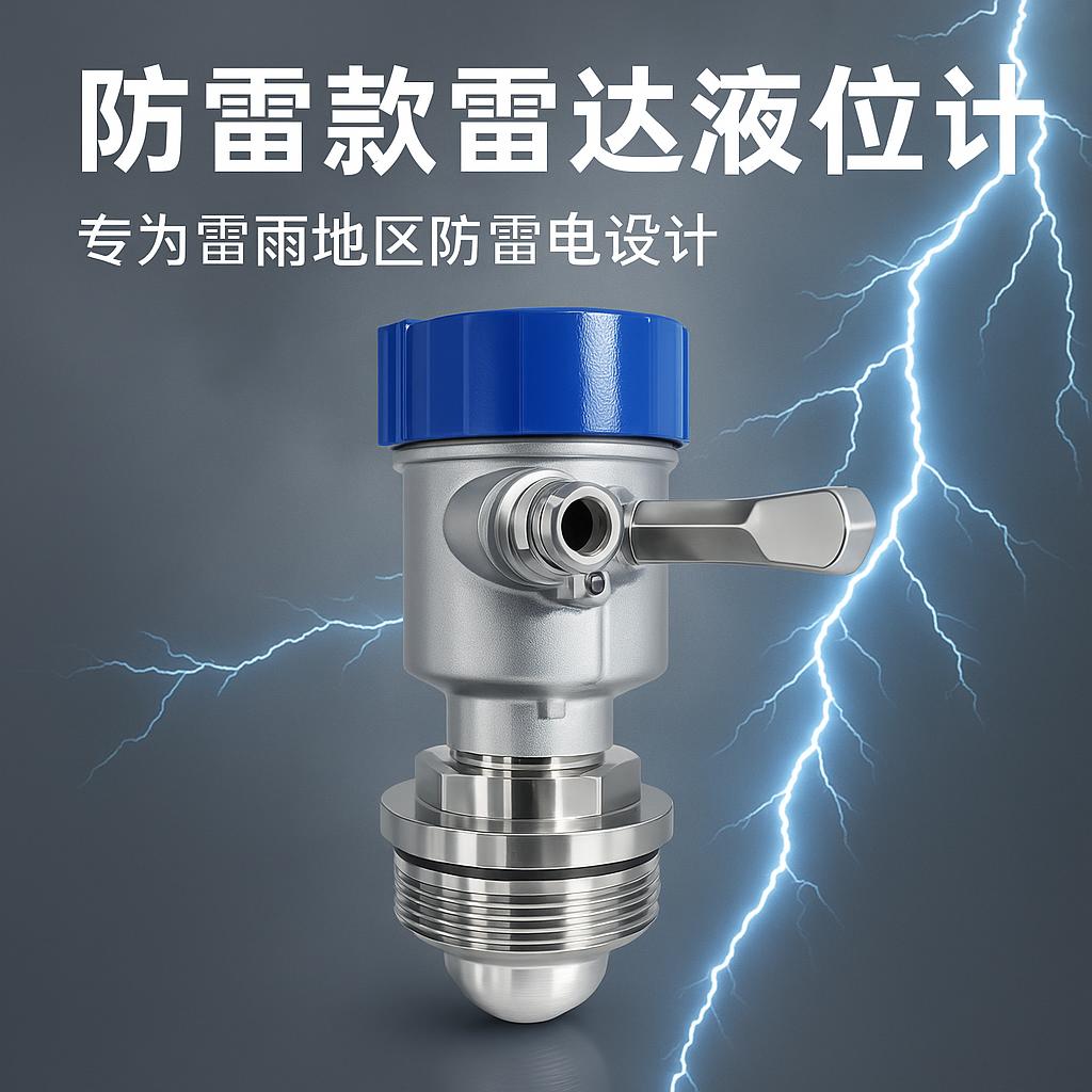 防雷雷达液位计 80g高精度抗雷击雷达液位计 防雷款80g雷达料位计