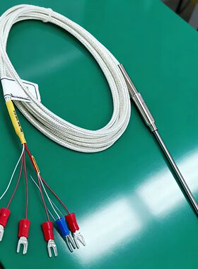 上海仪表厂wzp2-191双支热电阻pt100 Φ4*160mm 引线3米 0-200℃