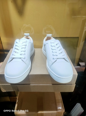 欧美AGZ CL低帮男鞋真皮系带板鞋休闲运动红底女鞋时尚潮流单鞋酷