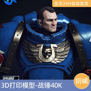 3D打印模型STL格式文件实物手办战锤40K-泰图斯星际战士为了帝皇
