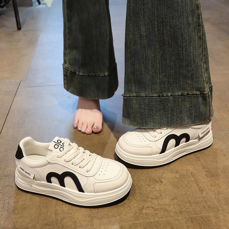 高品质女鞋新款英伦风厚底小白鞋女百搭休闲鞋板鞋女单鞋