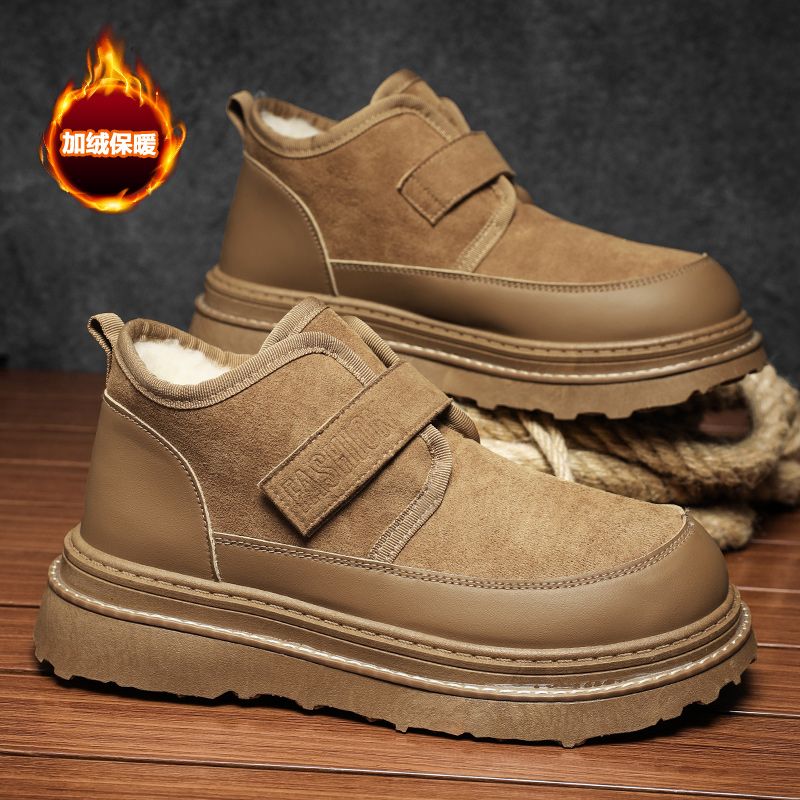 潮鞋复古做旧法式珍女鞋丑萌复古大头厚底春夏单鞋魔术贴