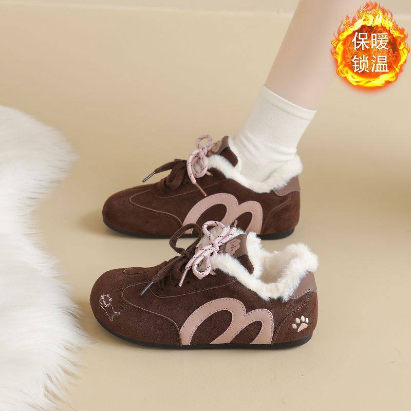 小众设计感复古红色苹果鞋透气德训鞋男女夏季情侣休闲鞋百搭板鞋