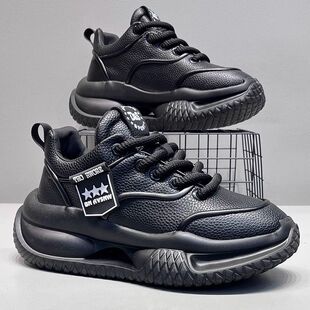 黑色女鞋中考体育考试专用初中学生轻便透气减震跑步鞋运动鞋