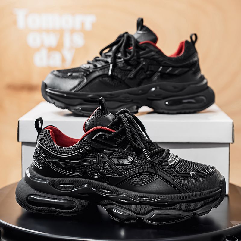 时代少年团丁程鑫同款厚底老爹鞋女小个子增高休闲运动跑步小白鞋