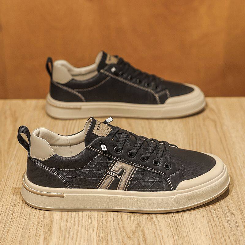尖客潮翻毛皮低帮男女学生情侣百搭黑帆布运动减震耐磨滑板鞋
