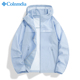 哥伦2026户外防晒衣男女UPF50 轻薄速干防紫外线连帽拉链外套
