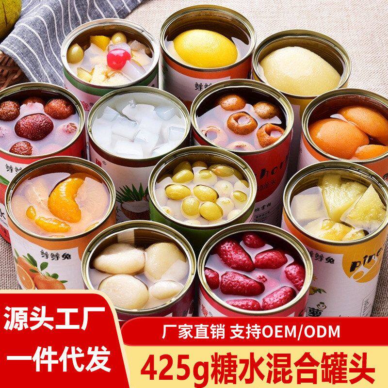 良品铺子水果罐头6罐混合装