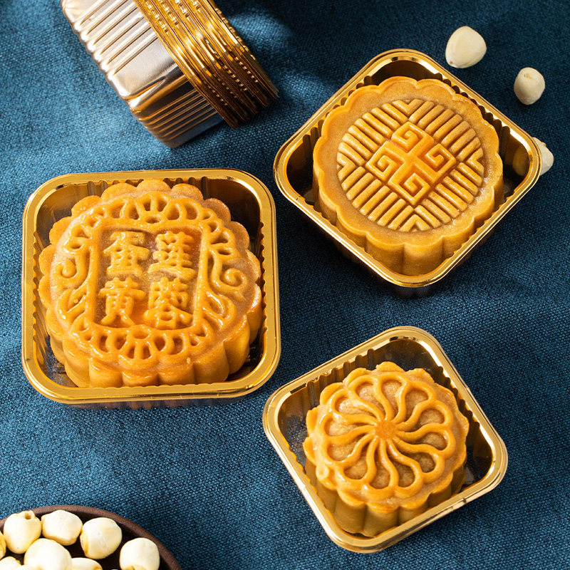 食品级PP加厚透明月饼底托100只