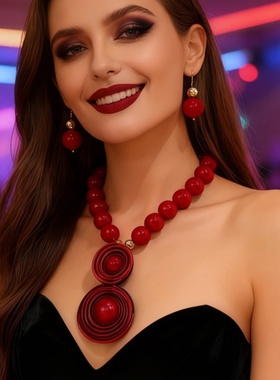 手工铝丝人鱼姬葫芦项链