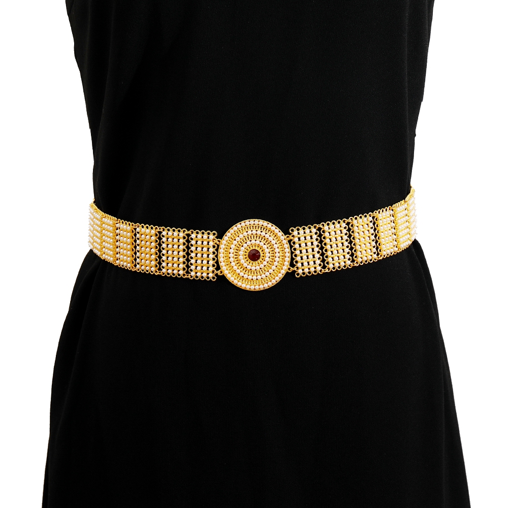 韩版优雅简约百搭镂空腰链