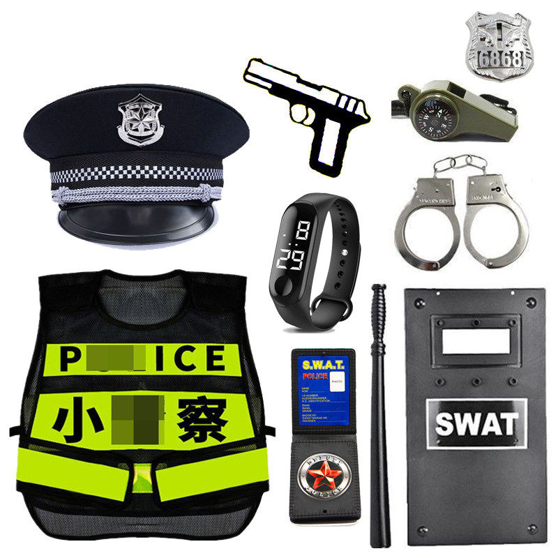 幼儿园警察服装儿童角色扮演小交通警服反光马甲消防员玩具套装,玩具/童车/益智/积木/模型,电动玩具枪,淘宝优惠券,粉丝福利购,淘宝优惠卷