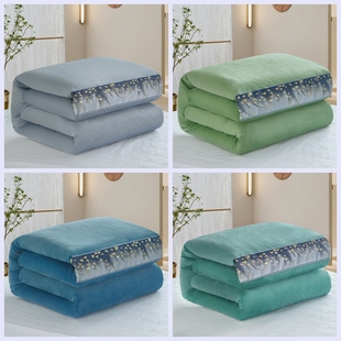 美容床被子足疗店按摩发廊绒被套被罩被芯春秋加厚冬被美容院专用