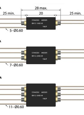 Standex relays 继电器  BH系列干簧继电器  BH-67D-5
