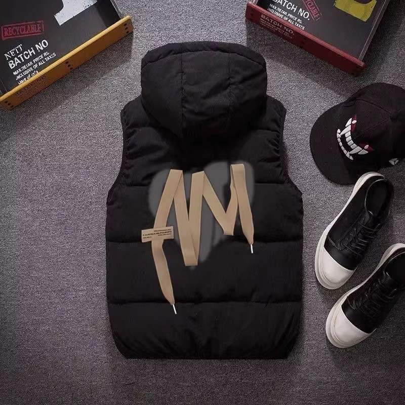 加厚棉马甲男生秋冬季潮