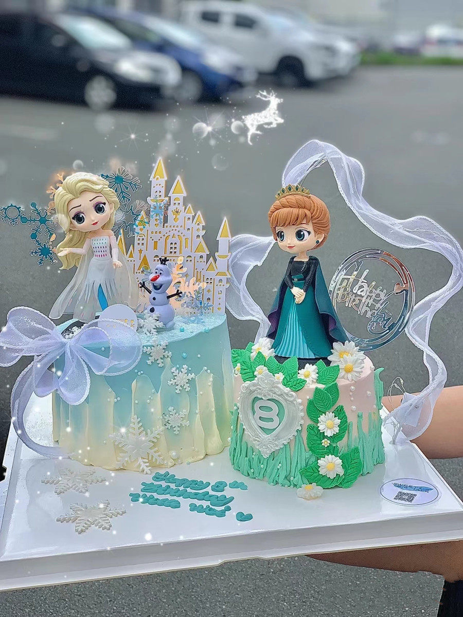 网红新款爱莎安娜公主蛋糕装饰摆件卡通雪宝装扮城堡雪花甜品插件,节庆用品/礼品,节日装扮用品,淘宝优惠券,粉丝福利购,淘宝优惠卷
