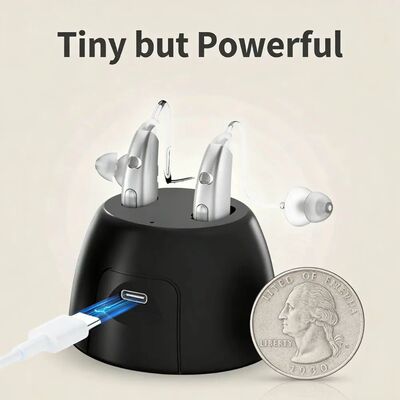 Rechargeable BTE Hearing Aids 220MS Noise Cancelling for Sev