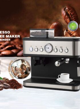 220V Home Coffee Machine With Grinding Function Italian-styl
