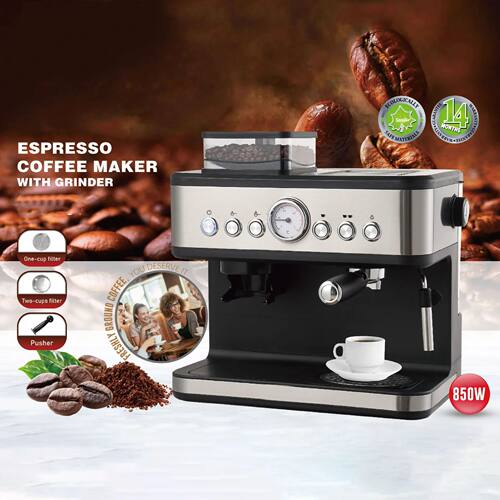220V Home Coffee Machine With Grinding Function Italian-styl