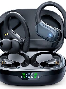 Bluetooth 5.3 Earphones True Wireless Headphones with Mic Bu