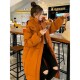 Cotton Bread Coat Long Style Down Women Thickened Winter