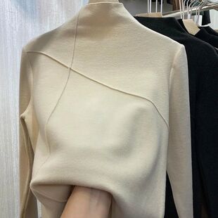 German Velvet T-shirt Women's Fashion Long-sleeved Top