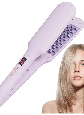 3D Grid Volumizing Hair Crimping Iron Hair Fluffy Corrugated