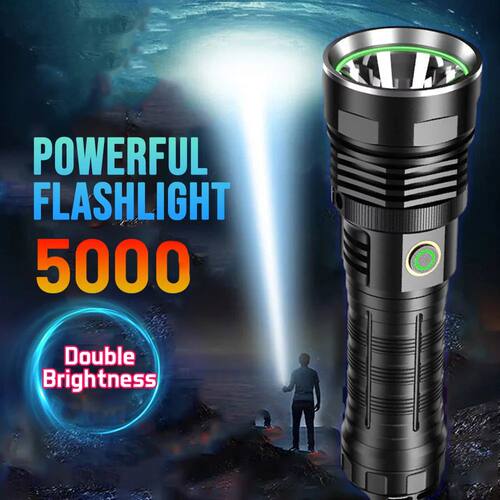 Powerful ST40 LED Light Cup Flashlights Fixed Focus Long Ran