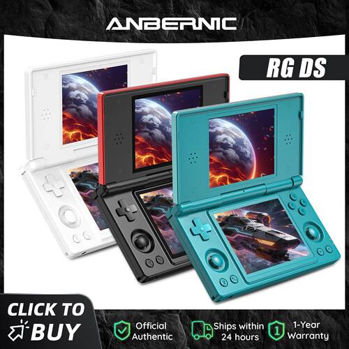 Anbernic RG DS Dual 4.0” IPS Screen Video Game Console Andr