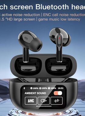 A9 Plus Wireless Earbuds with Touchscreens, Bluetooth Headph