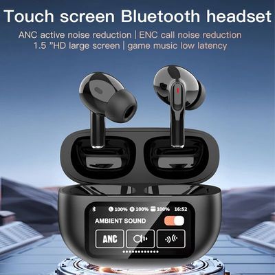 A9 Plus Wireless Earbuds with Touchscreens, Bluetooth Headph