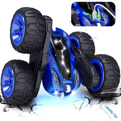 Remote Control Cars with Lights, 2.4GHz Rc Stunt Cars for Ki