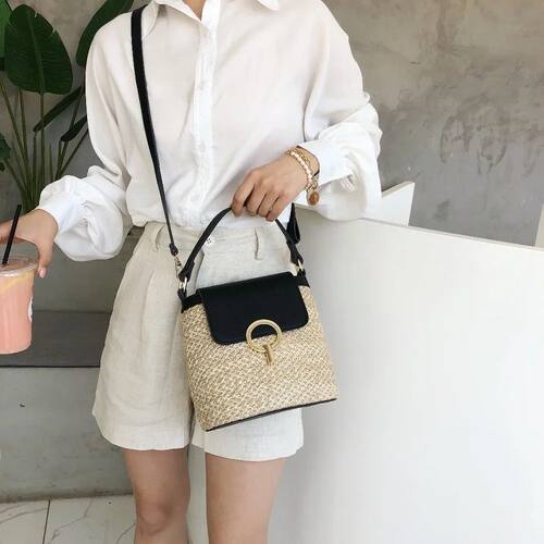 Beach Vacation Woven Women's Bag 2024 New Fashion rend Korea