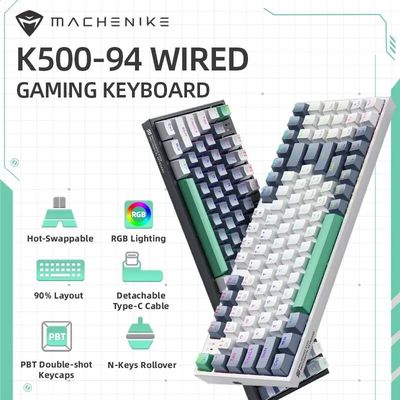 MACHENIKE K500 Mechanical Keyboard Wired Gaming Keyboard K50