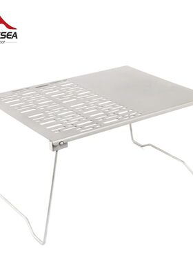 Widesea Titanium Charcoal BBQ Grill Net with Folding Legs fo