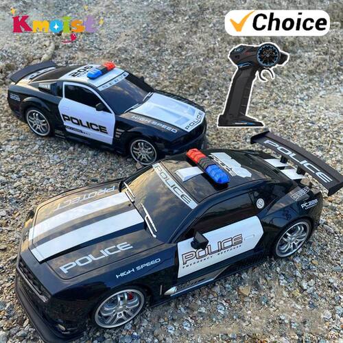 RC Car 1/12 Remote Control Mustang Police Car Kid Wireless R