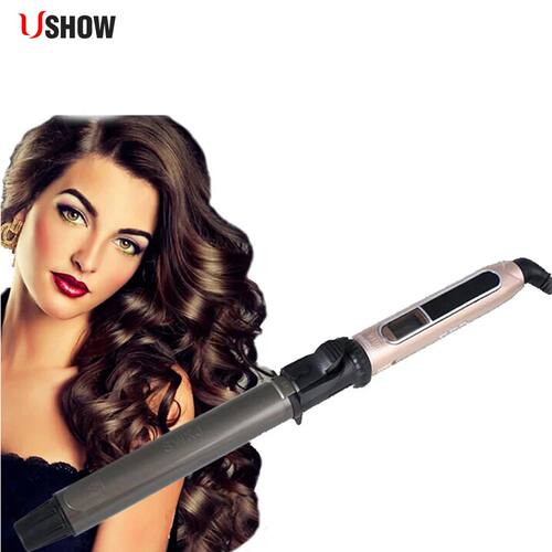 USHOW Professional Nano Titanium Hair Curler Automatic Ceram
