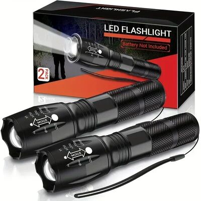 High Power T6 LED Flashlights Camping Torch 5 Light Modes Zo