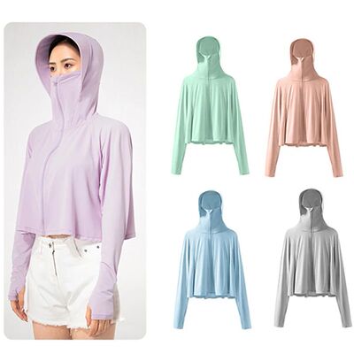 UPF50+ Sun Protection Jacket Windproof Sunscreen Skin Coat W