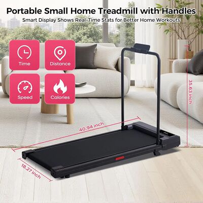 Small portable electric readmill for household use, 3.5 hors