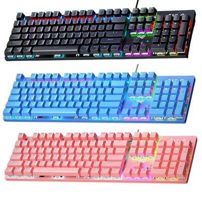 Wired Mechanical Keyboard Gamer USB Keyboards Gaming Backlit