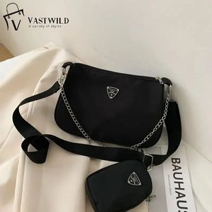 New Simple Nylon Crossbody Bag For Women Fashion Portable Ca