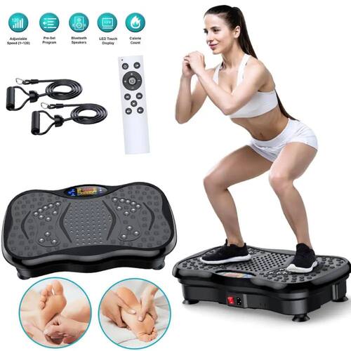 Vibration Plate Exercise Machine Bluetooth-Compatible Rhythm