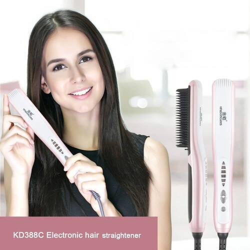 Electric Ionic Anti static Ceramic iron Hair Straightener Br