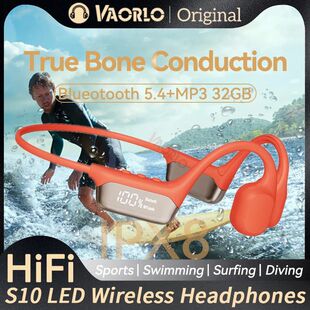 #IPX8 Waterproof Bone Conduction Wireless Headphone Bluetoot