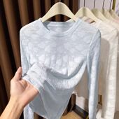 Round Neck sleeved New Long Style shirt Chinese for Women