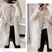 Faux Lamb Vest Women Fur Winter Soft Pure Autumn Pockets But
